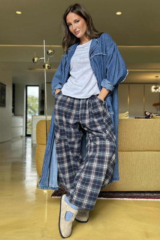 Scout Swing Trench Jacket Denim /10=